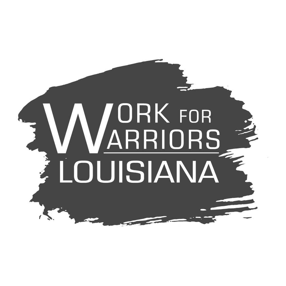W4WLA_Swipe@0.5x Work For Warriors Louisiana Logo